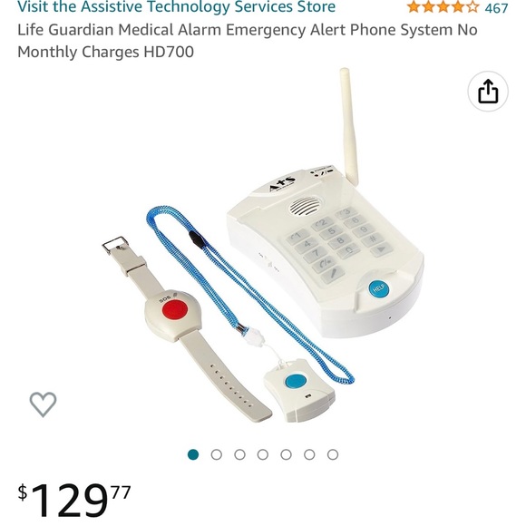 Life Guardian Medical Alarm Emergency Alert Phone System HD700 - Picture 3 of 9